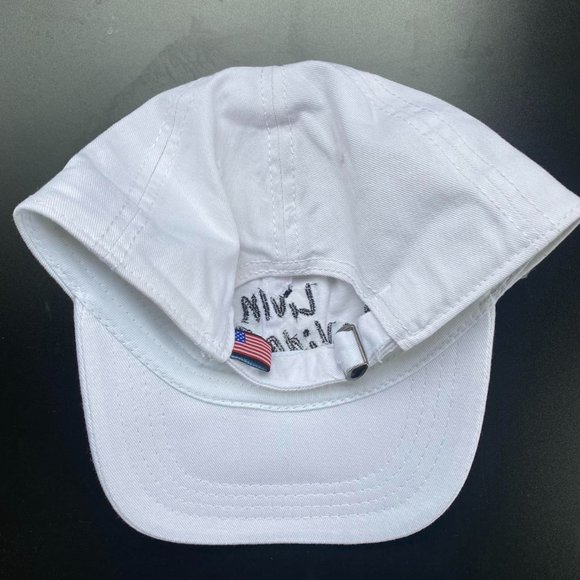 Livin La Vida Ropa White Baseball Hat - Picture 3 of 4